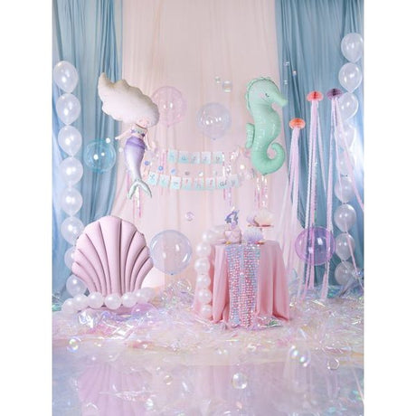 PARTY DECO | Folie Ballon | Transparant Blauw - Le CirQue Conceptstore