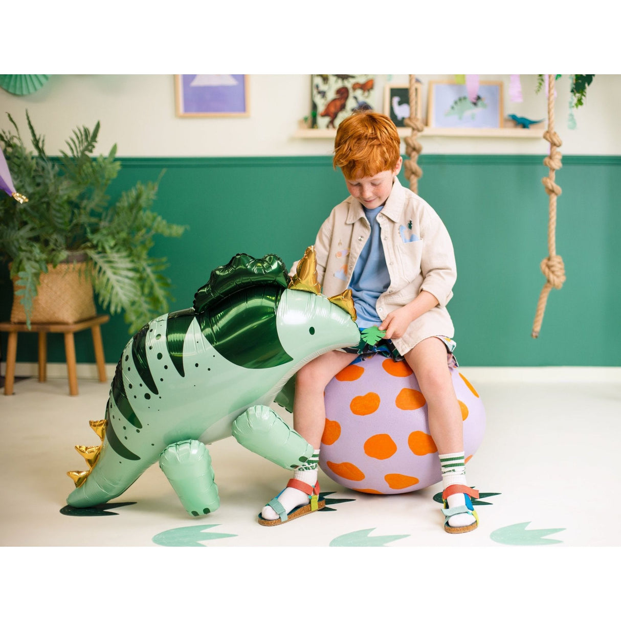 PARTY DECO | Folie Ballon | Triceratops (Staand) - Le CirQue Conceptstore