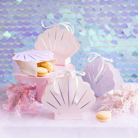 PARTY DECO | Papieren Zakje | Seashell Mix (4 stuks) - Le CirQue Conceptstore