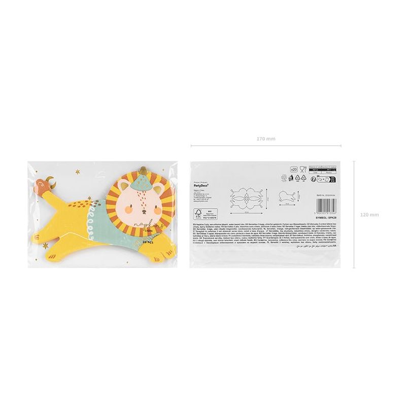 PARTY DECO | Servietten | Leo De Leeuw - Le CirQue Conceptstore