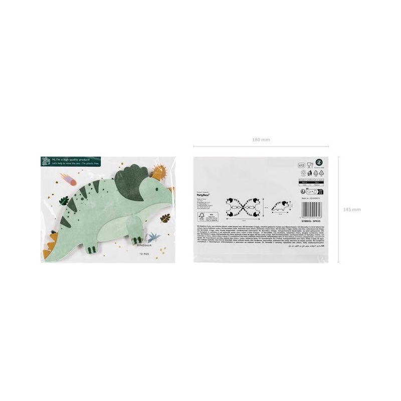 PARTY DECO | Servietten | Triceratops - Le CirQue Conceptstore