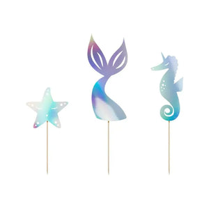 PARTY DECO | Slinger | Taarttoppers Mermaid - Le CirQue Conceptstore