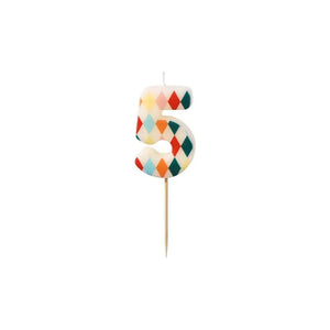 PARTY DECO | Verjaardagskaarsen | Cijfer 5 - Le CirQue Conceptstore