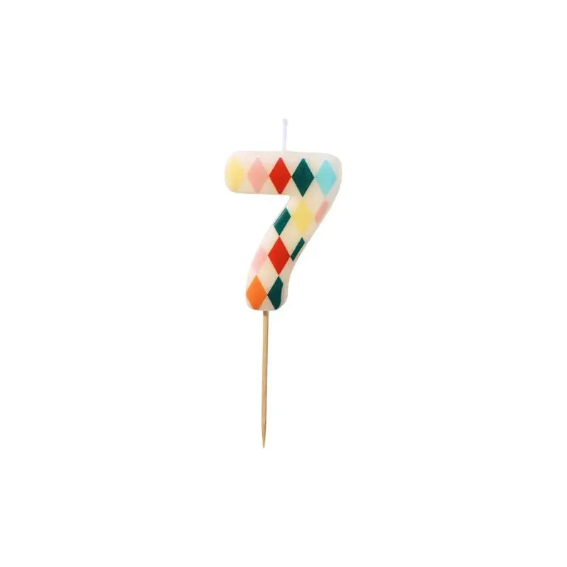 PARTY DECO | Verjaardagskaarsen | Cijfer 7 - Le CirQue Conceptstore
