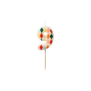 PARTY DECO | Verjaardagskaarsen | Cijfer 9 - Le CirQue Conceptstore