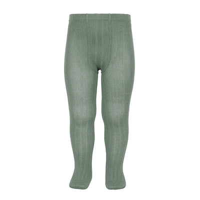 CONDOR -  Kousenbroek Ribbed - Sage (Color 718) - Le CirQue Kidsconceptstore 