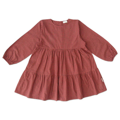 PETIT BLUSH - Dress - Check Button - Le CirQue Kidsconceptstore 