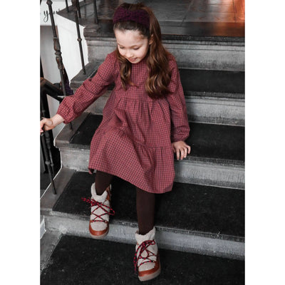 PETIT BLUSH - Dress - Check Button - Le CirQue Kidsconceptstore 