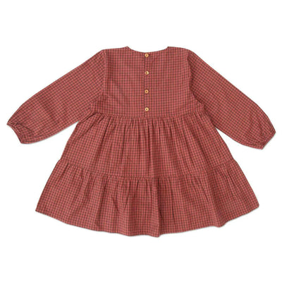 PETIT BLUSH - Dress - Check Button - Le CirQue Kidsconceptstore 