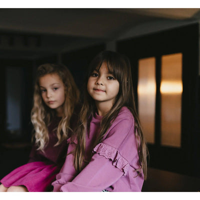 PETIT BLUSH - Sweater - Ruffle Embroidery - Le CirQue Kidsconceptstore 