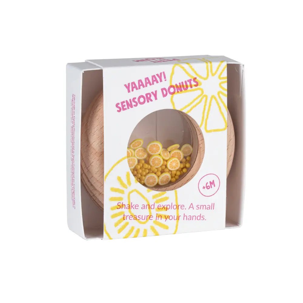 PETIT BOUM | Sensorische Donut | Lemon 6m+ - Le CirQue Conceptstore