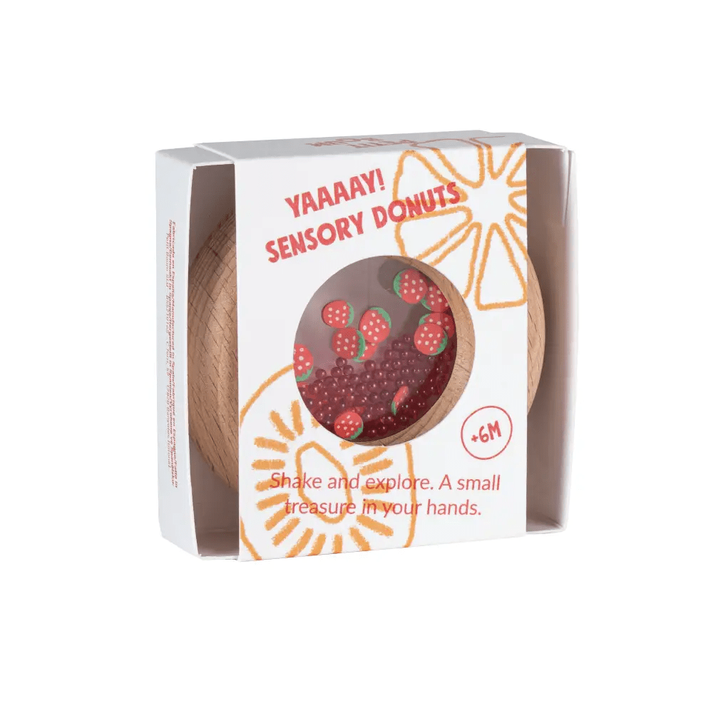 PETIT BOUM | Sensorische Donut | Strawberry 6m+ - Le CirQue Conceptstore