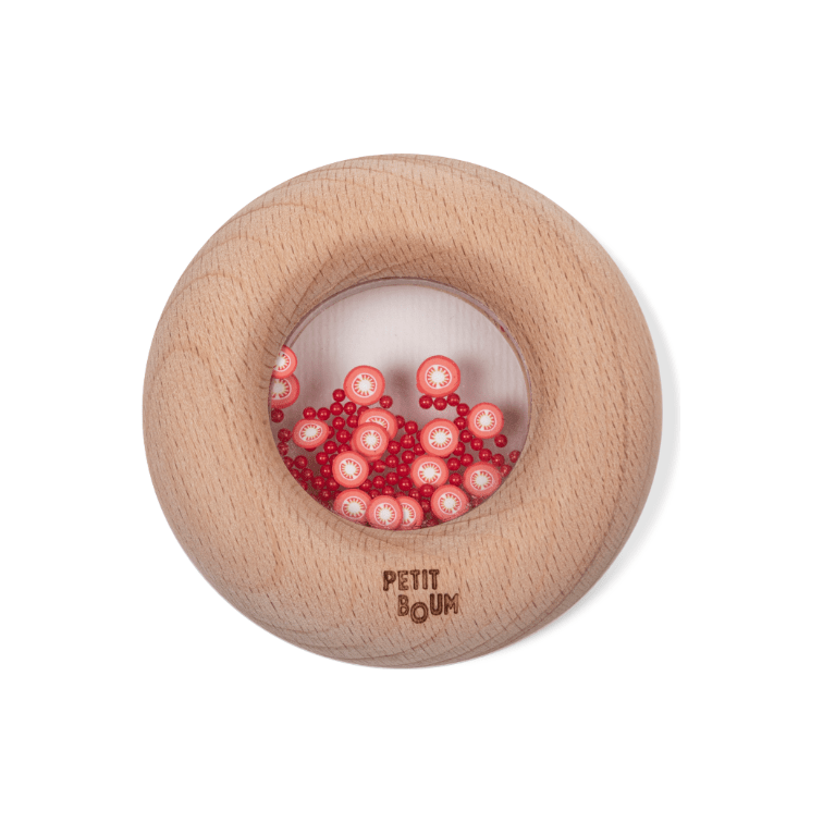 PETIT BOUM | Sensorische Donut | Tomato 6m+ - Le CirQue Conceptstore