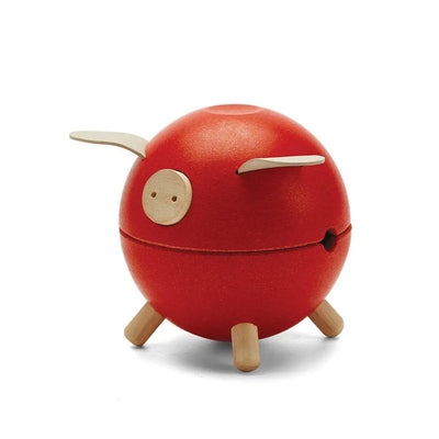 PLANTOYS - Spaarpot - Piggy Red - Le CirQue Kidsconceptstore 