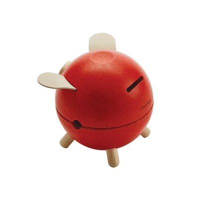 PLANTOYS - Spaarpot - Piggy Red - Le CirQue Kidsconceptstore 