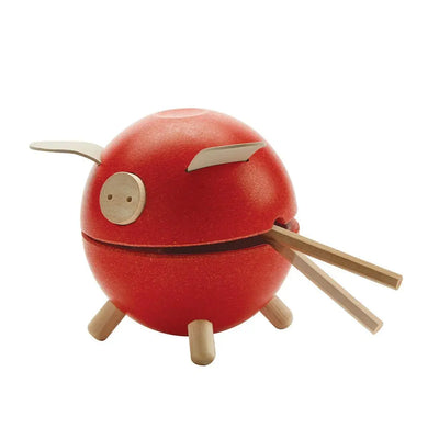 PLANTOYS - Spaarpot - Piggy Red - Le CirQue Kidsconceptstore 