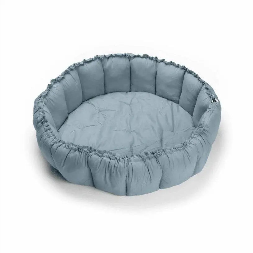 PLAY&GO  - Babyspeelmat - Bloom Organic Dusty Blue - Le CirQue Kidsconceptstore 