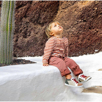 POM D'API - Mousse Zip Beige/Bordeau - Le CirQue Kidsconceptstore 