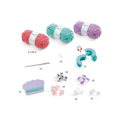 DJECO - Knutseldoos "Pompom hangers " +8 - Le CirQue Kidsconceptstore 