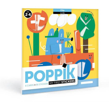 POPPIK - First Stickers "City" 2+ - Le CirQue Conceptstore