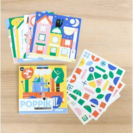 POPPIK - First Stickers "City" 2+ - Le CirQue Conceptstore
