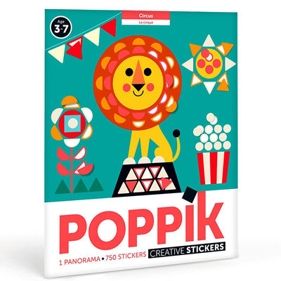 POPPIK - Panorama Stickers "Circus" 3+ - Le CirQue Kidsconceptstore 
