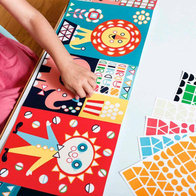 POPPIK - Panorama Stickers "Circus" 3+ - Le CirQue Kidsconceptstore 