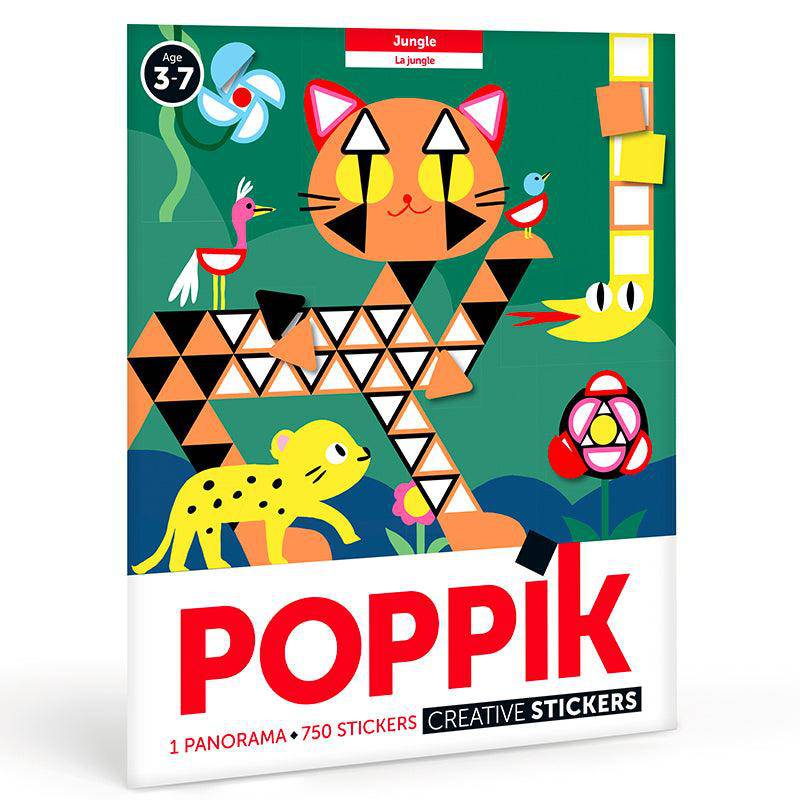POPPIK - Panorama Stickers "Jungle" 3+ - Le CirQue Kidsconceptstore 