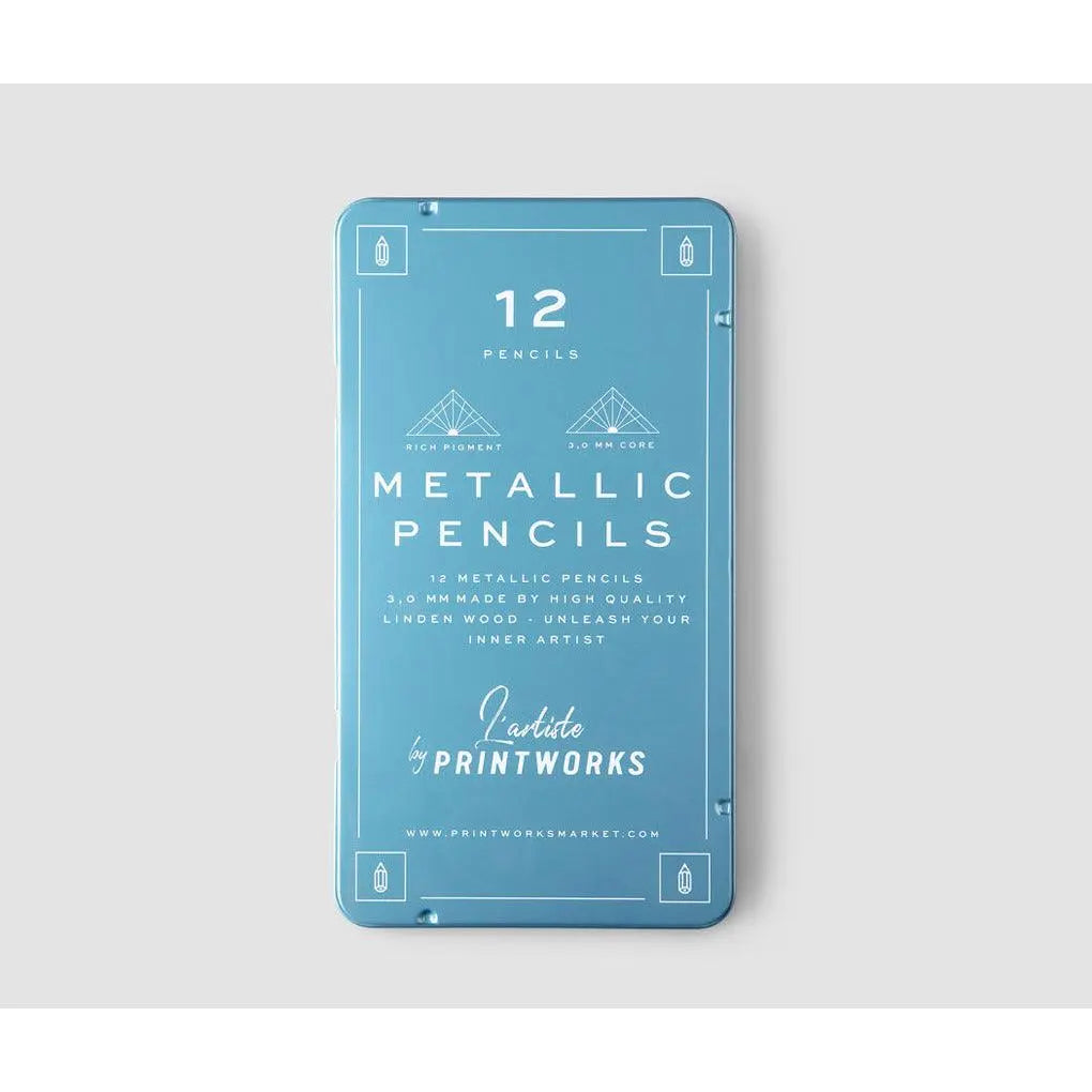 PRINTWORKS - Metallic (12 Stuks) - Le CirQue Kidsconceptstore 