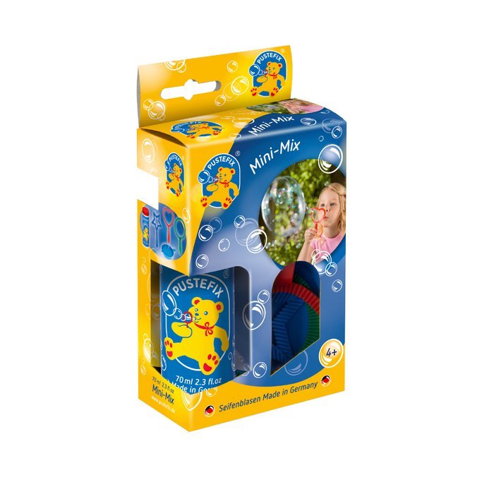 PUSTEFIX - Bellenblaas Mini Mix (Inhoud 70ml) 4+ - Le CirQue Conceptstore