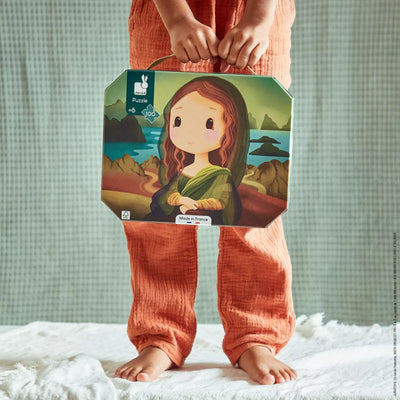 JANOD - Puzzel - Mona Lisa by Da Vinci (100stuks) 6+ - Le CirQue Kidsconceptstore 