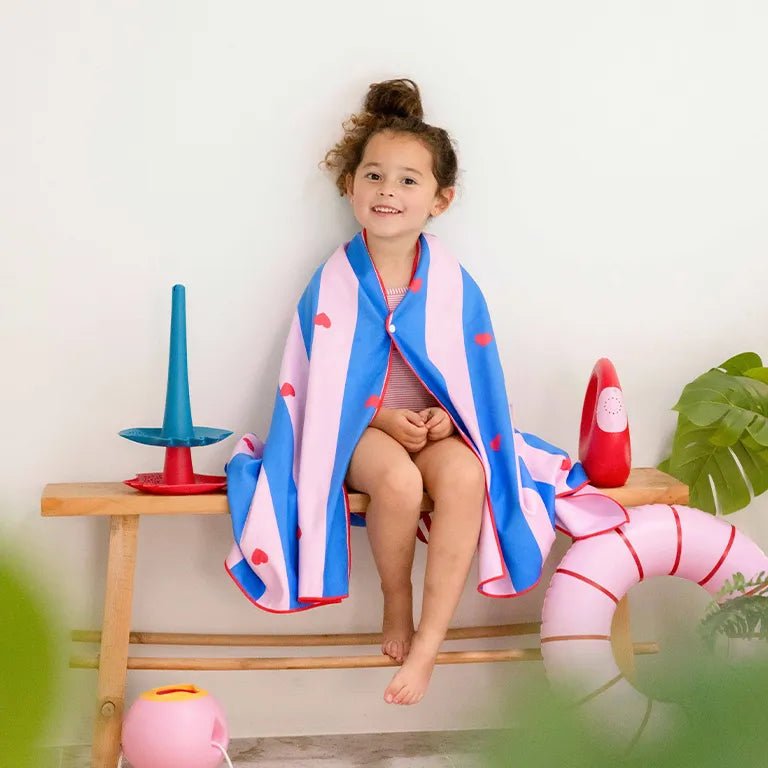 QUUT | 2 in 1 Strandlaken L | Vuurtoren | Pink - Le CirQue Conceptstore