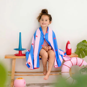 QUUT | 2 in 1 Strandlaken L | Vuurtoren | Pink - Le CirQue Conceptstore