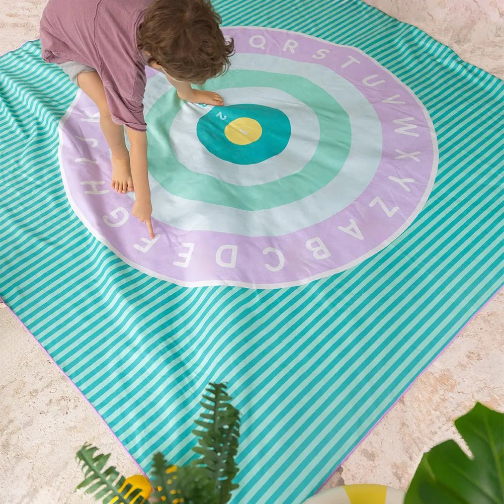 QUUT | 2 in 1 Strandlaken XL | Bulls Eye/Name It - Le CirQue Conceptstore