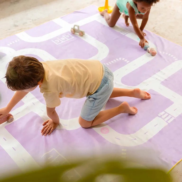 QUUT | 2 in 1 Strandlaken XL | On The Road | Lila - Le CirQue Conceptstore