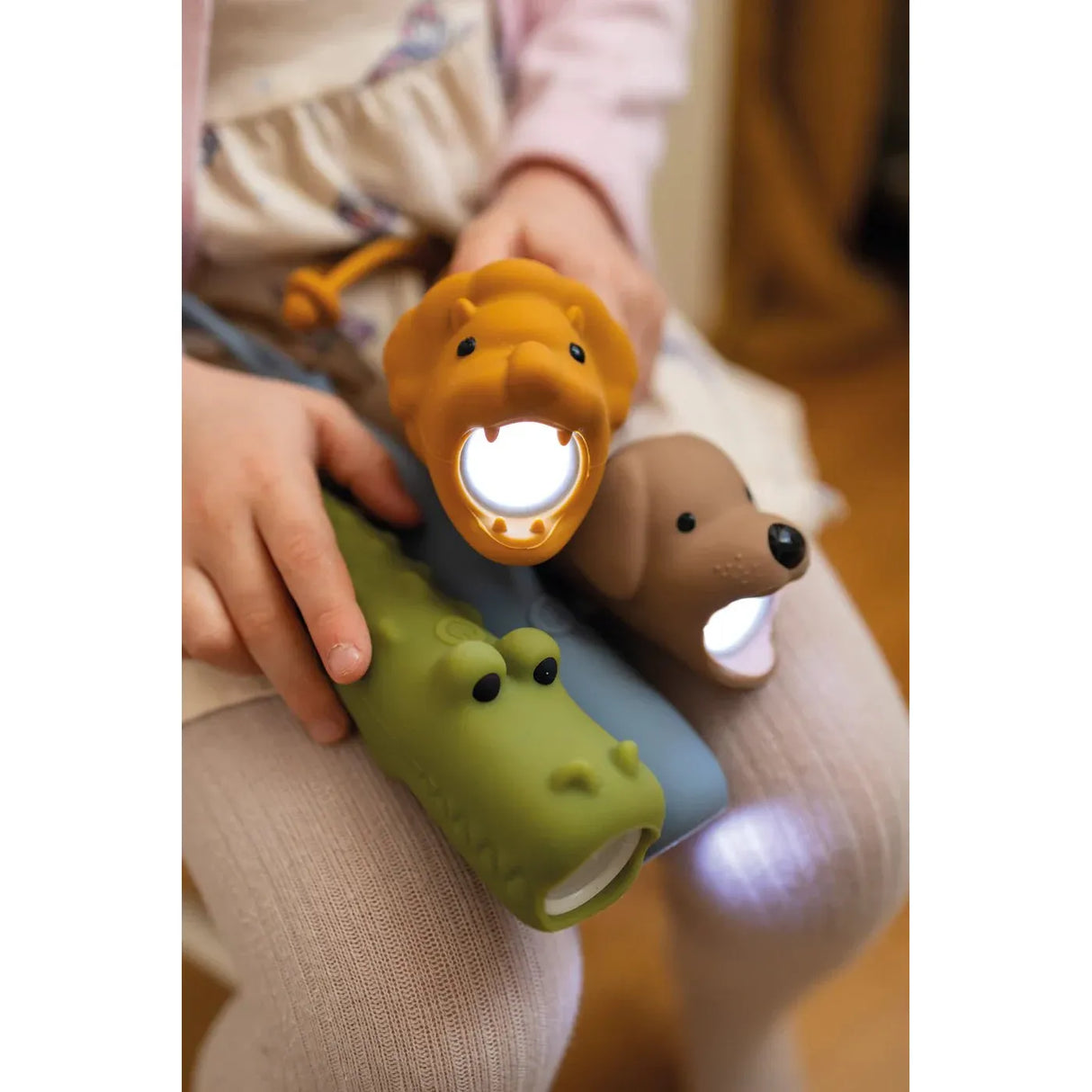 RABBIT&FRIENDS | Zaklamp | Lion Silicone Flashlight - Le CirQue Conceptstore