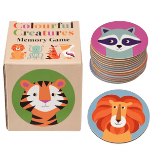 REX LONDON - Colourful Creatures Memory (12x2) 3+ - Le CirQue Conceptstore