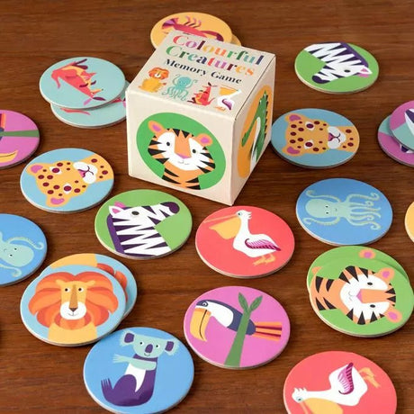 REX LONDON - Colourful Creatures Memory (12x2) 3+ - Le CirQue Conceptstore