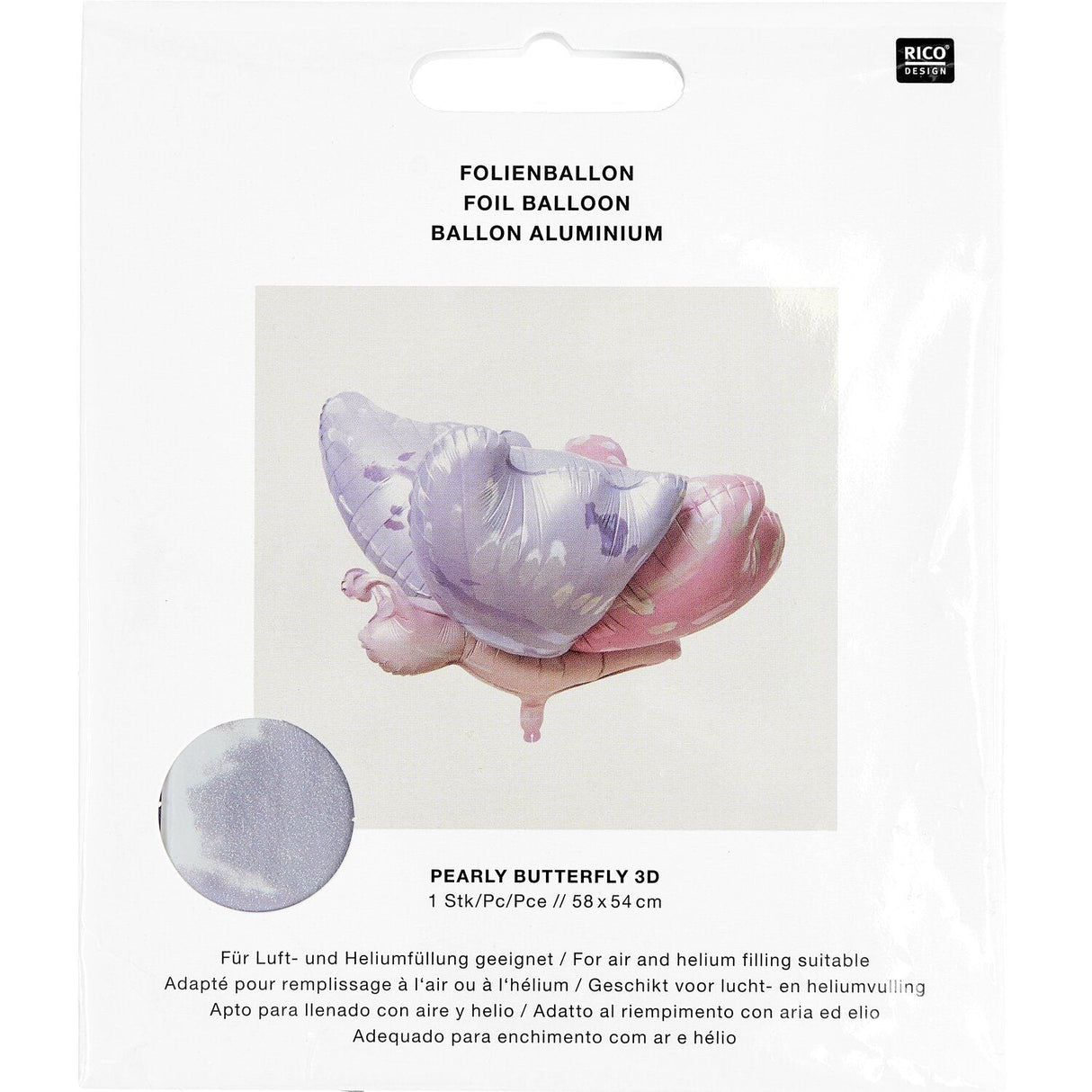 RICO DESIGN | Folie Ballon | Vlinder XL - Le CirQue Conceptstore