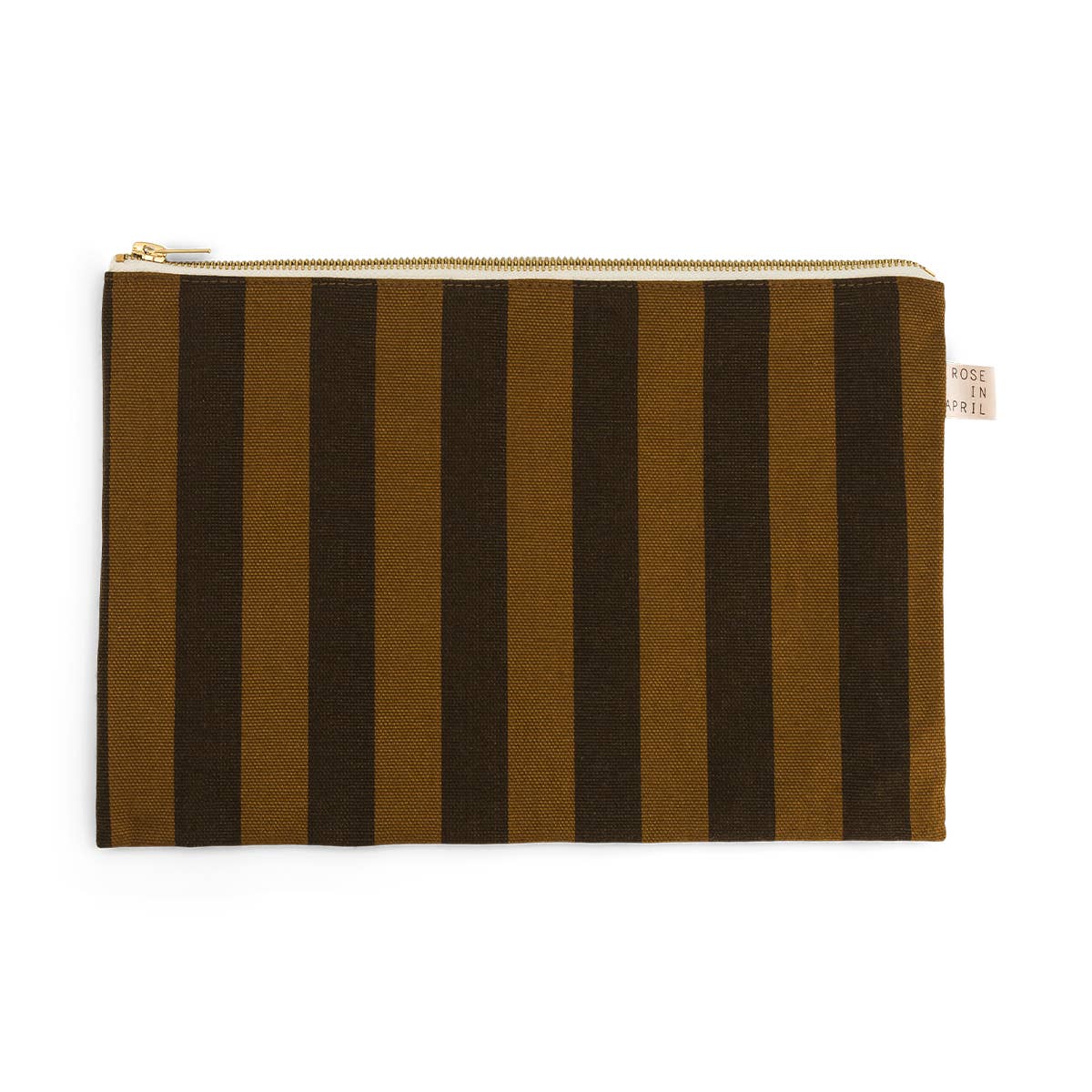 ROSE IN APRIL | Etui (M) | Lili Cumin/black Stripes - Le CirQue Conceptstore