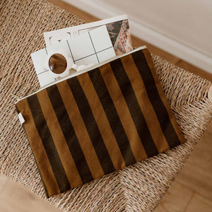 ROSE IN APRIL | Etui (M) | Lili Cumin/black Stripes - Le CirQue Conceptstore