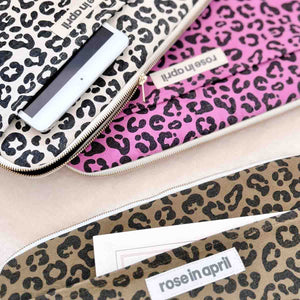 ROSE IN APRIL | Laptophoes | Octave Leopard greige - Le CirQue Conceptstore