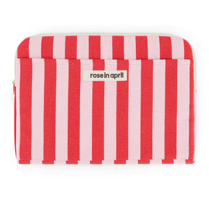 ROSE IN APRIL | Laptophoes | Octave Tomato/Candy Pink Stripes - Le CirQue Conceptstore
