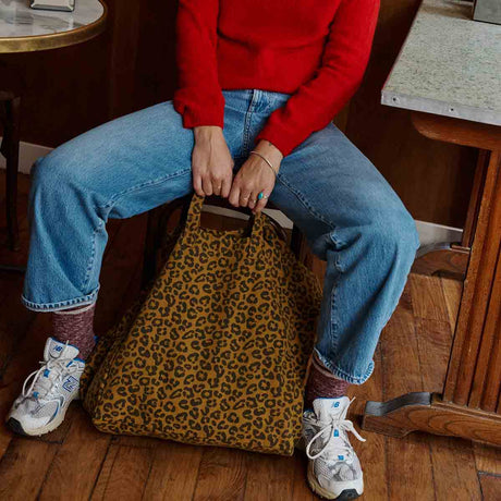 ROSE IN APRIL | Totebag XL | Elisa Leopard Caramel - Le CirQue Conceptstore