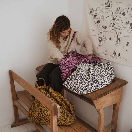 ROSE IN APRIL | Totebag XL | Elisa Leopard Caramel - Le CirQue Conceptstore