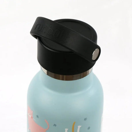 RUNBOTT - Thermo Bottle "Artist Marta Munté Cats Blue" (600ml) - Le CirQue Conceptstore