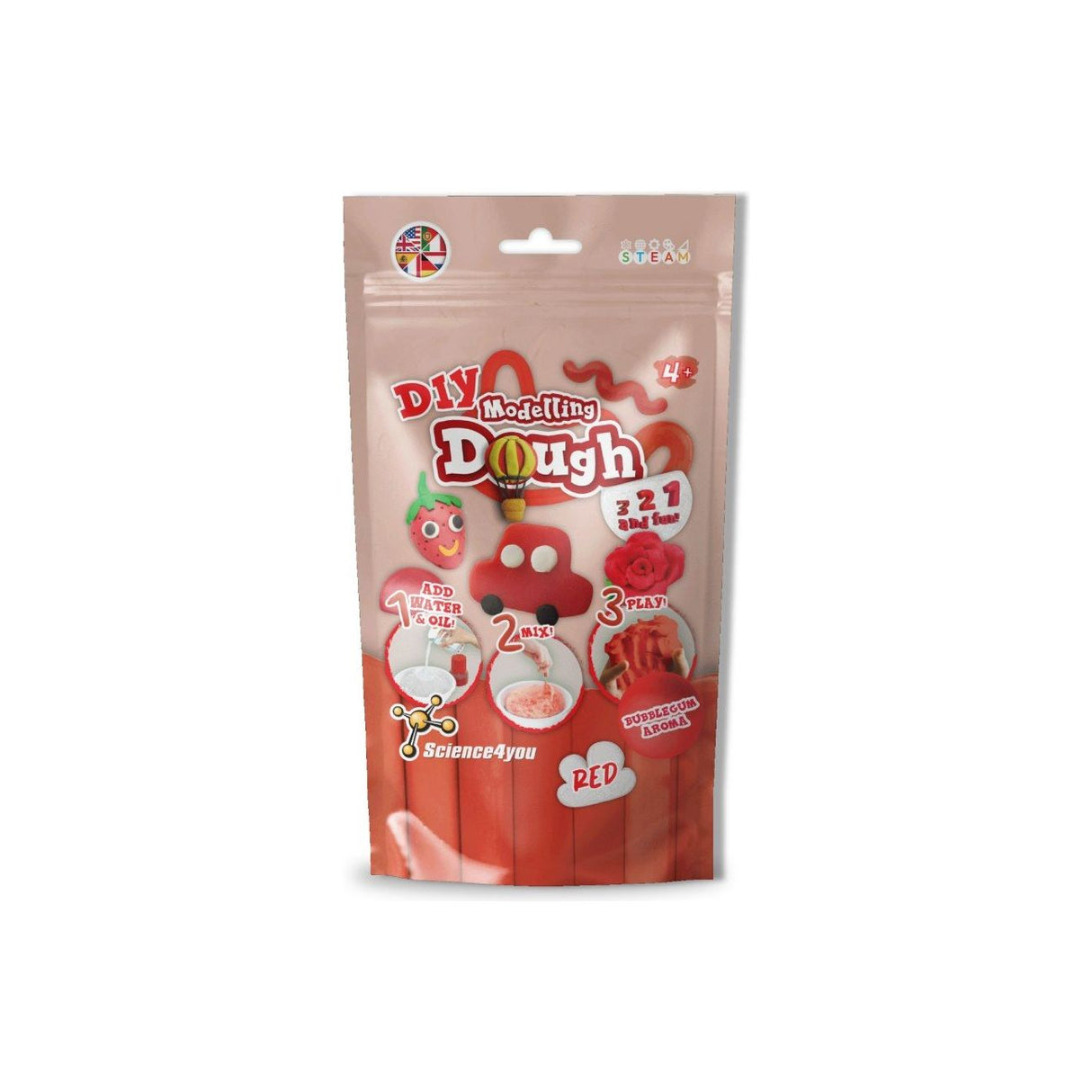 SCIENCE4YOU | Red Play Dough Kit - Le CirQue Conceptstore