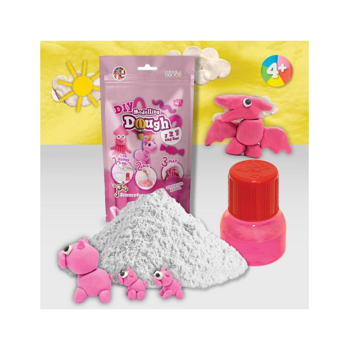 SCIENCE4YOU | Rose Play Dough Kit - Le CirQue Conceptstore
