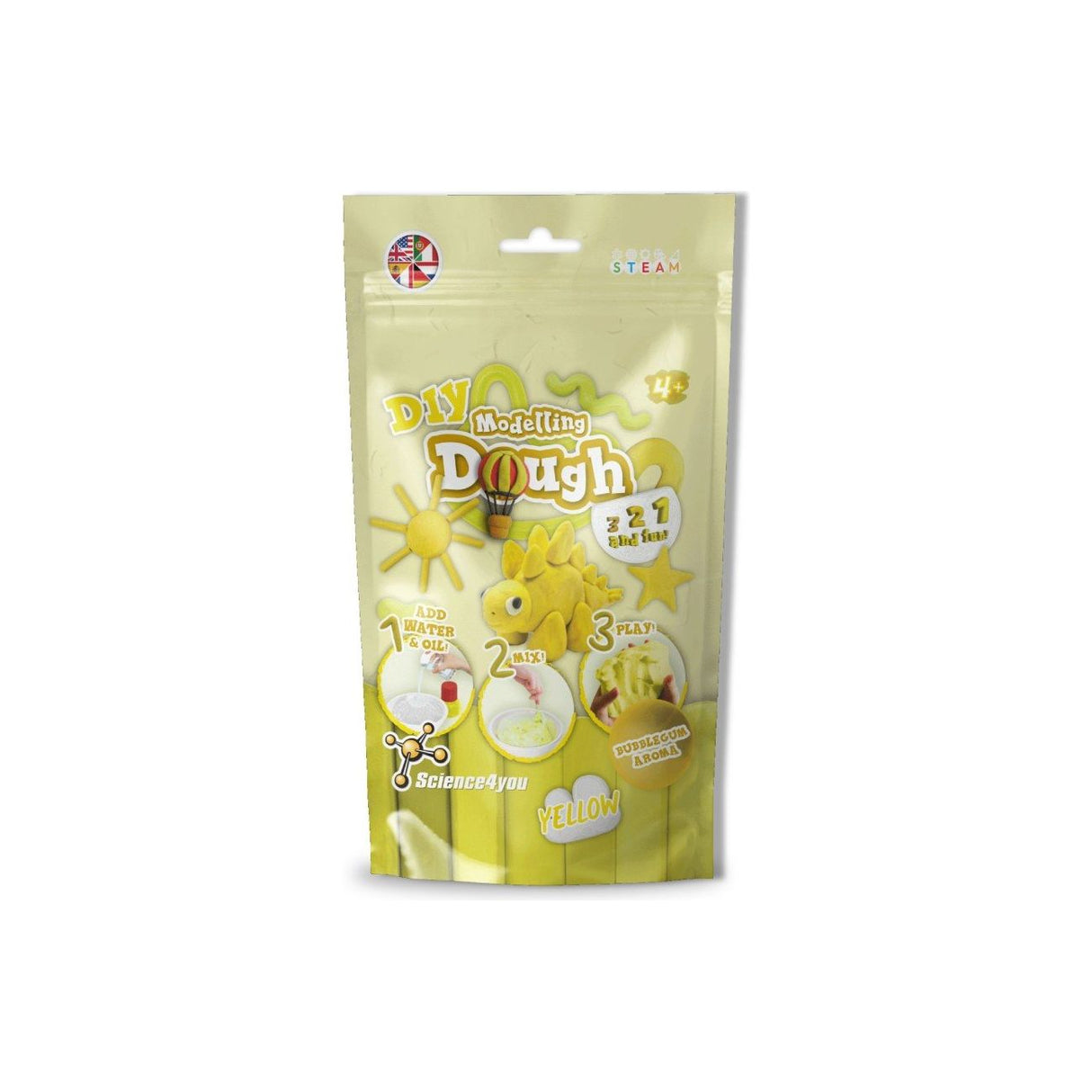 SCIENCE4YOU | Yellow Play Dough Kit - Le CirQue Conceptstore