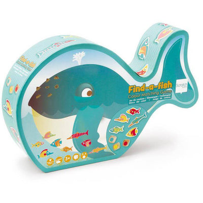 SCRATCH - Gezelschapsspel "Fish a Fish" kleurenspel 3+ - Le CirQue Kidsconceptstore 